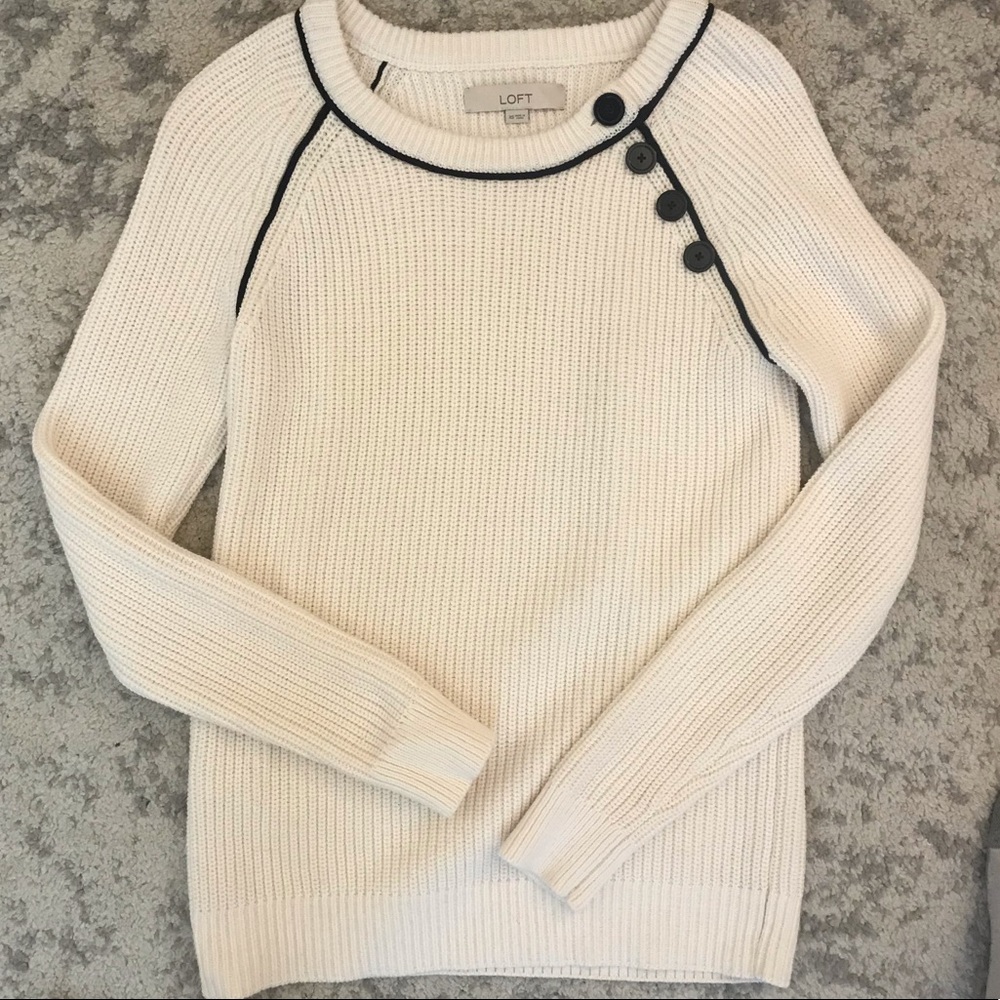 Ann Taylor Loft Crewneck Sweater NWOT